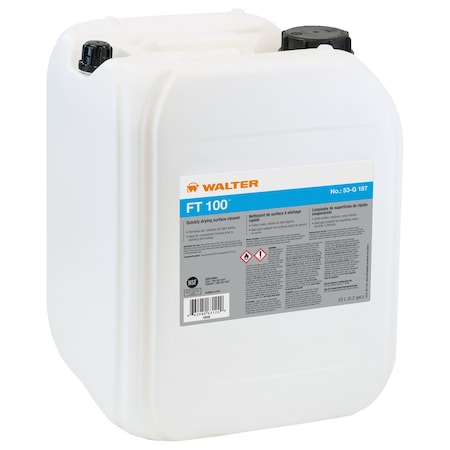 Walter Surface Technologies FT100 High Stregth Cleaner Degreaser 5.2 gal 53G187